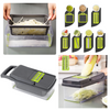 Eight In One Mandoline Slicer With Seven Sharp Blades For Precise Prep