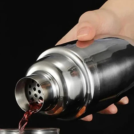 Luxury Metallic Home Bar Set With Elegant Cocktail Serving Tools