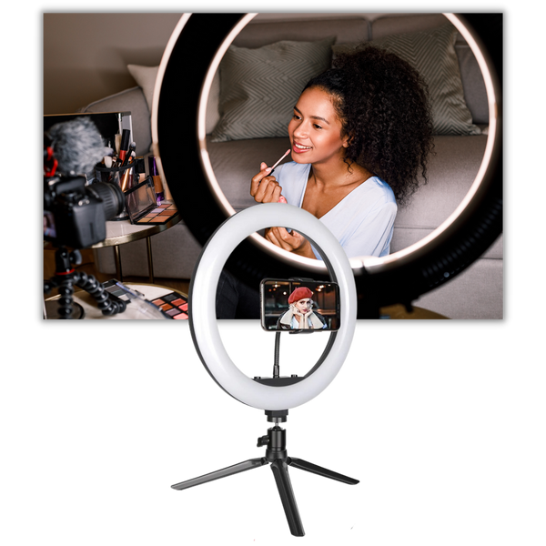 16 cm LED Ring Light With Stand For Flawless Selfies And Live Streams