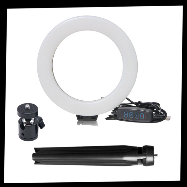 16 cm LED Ring Light With Stand For Flawless Selfies And Live Streams