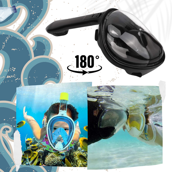 Snorkel Mask With Wide View And Fog Free Breathing