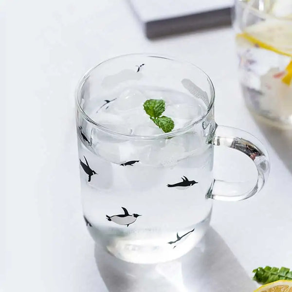 Arctic Charm Glass Mug