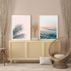 Premium Coastal Seaside Canvas Wall Art 2 Piece Home Decor