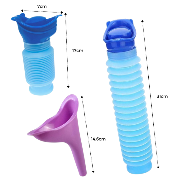 Portable Travel Urinal For Camping Easy To Use And Reusable