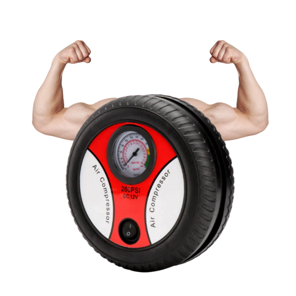 Portable Tire Inflator For Cars And Motorcycles Fast High Pressure Inflation