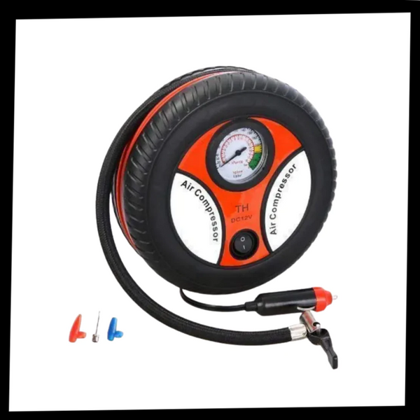 Portable Tire Inflator For Cars And Motorcycles Fast High Pressure Inflation