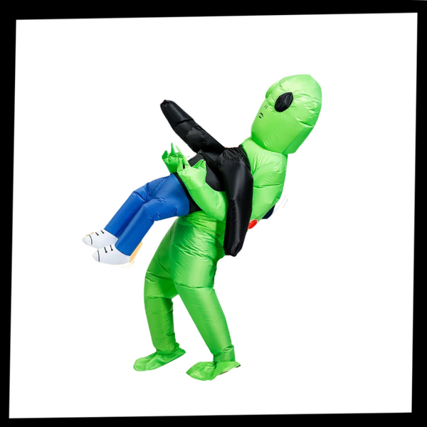 Air Blown Extraterrestrial Costume For Family Fun Durable And Easy To Wear