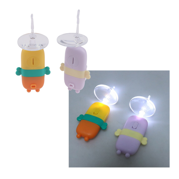 Gentle Baby Ear Wax Remover Spoon With Built In Light For Safe Cleaning