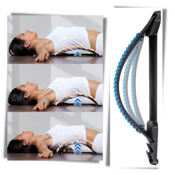 Back Stretcher Massager Device For Pain Relief And Flexibility