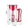Cordless Batter Mixer With Measuring Scale For Precise Dispensing