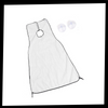Beard Shaving Apron For Mess Free Bathroom Cleanup