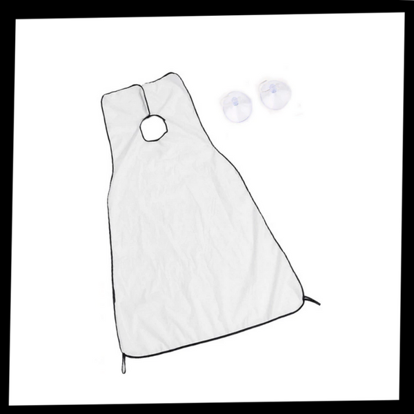 Beard Shaving Apron For Mess Free Bathroom Cleanup
