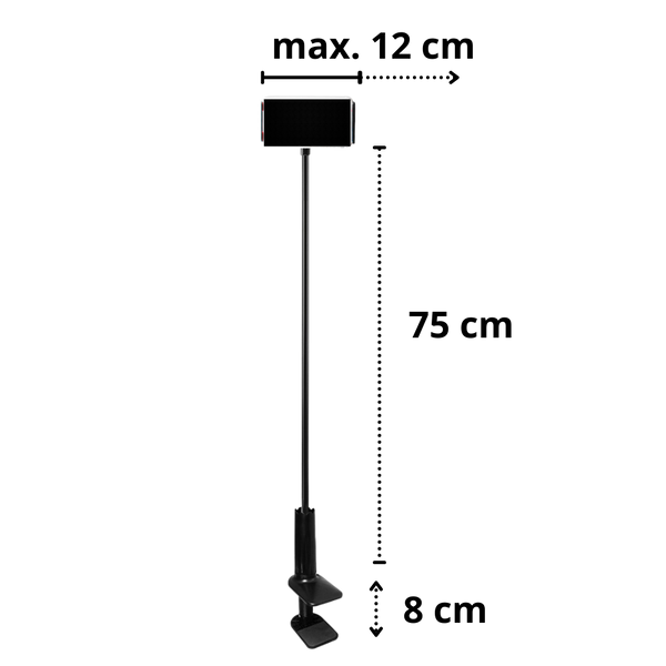 Adjustable Phone Holder With Flexible Design For Optimal Viewing Angle