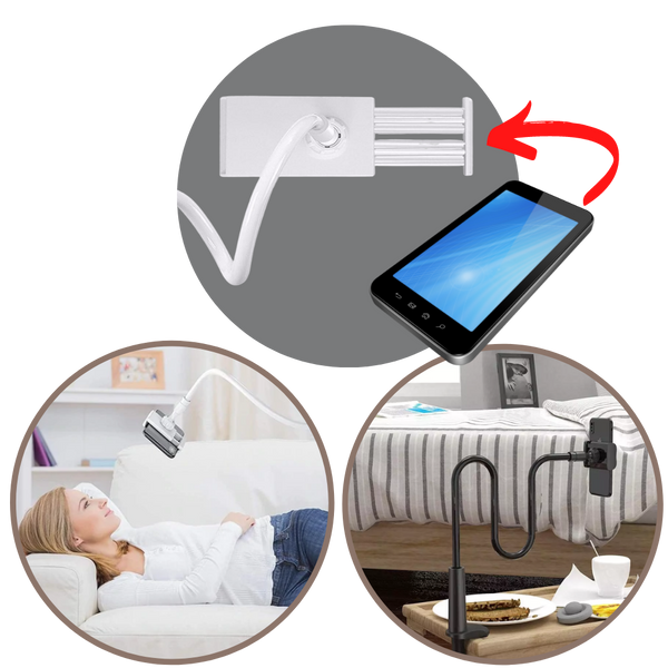 Adjustable Phone Holder With Flexible Design For Optimal Viewing Angle