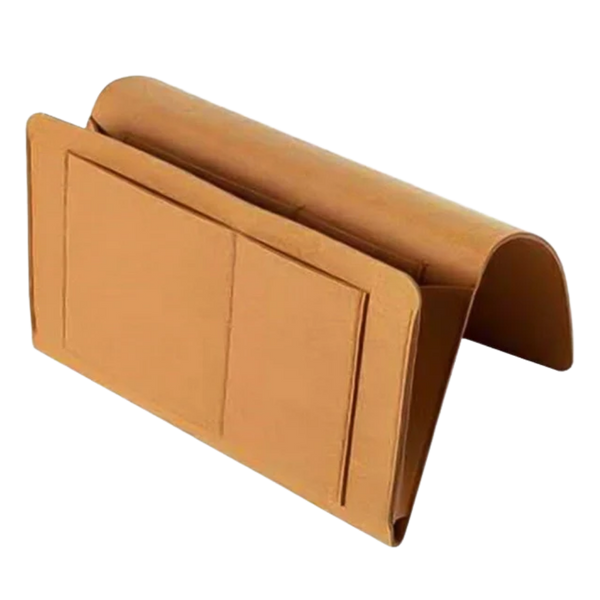 Non Slip Pocket Organizer For Bedside And Couch With Large Capacity