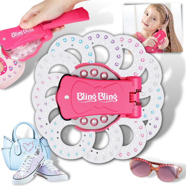 Diamond Hair And Clothing Decoration Kit For Sparkling Styles