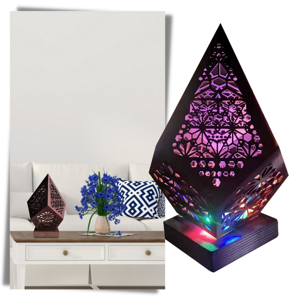 Bohemian Style LED Floor Lamp With Colorful Ambient Lighting