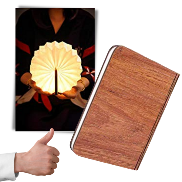 Premium Rechargeable Wooden Reading Lamp For Nighttime Reading