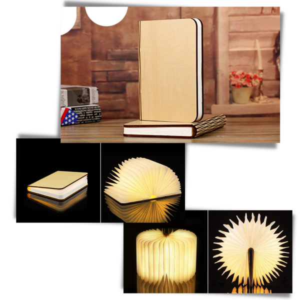 Premium Rechargeable Wooden Reading Lamp For Nighttime Reading