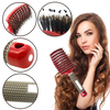 Natural Boar Bristle Hairbrush For Relaxing Scalp Massage