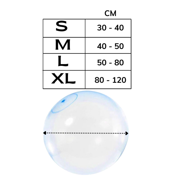 Water Filled Bubble Ball For Active Family Fun In Multiple Sizes