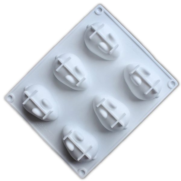 Delightful Bunny Silicone Cake Mold Flexible Easy Clean Food Grade