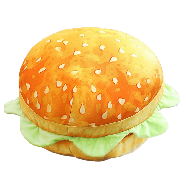 Durable Plush Burger Cushion For Cozy Comfort And Versatility
