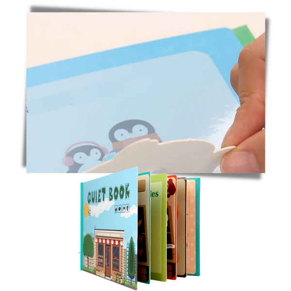 Montessori Learning Book Toy for Kids Develops Core Skills