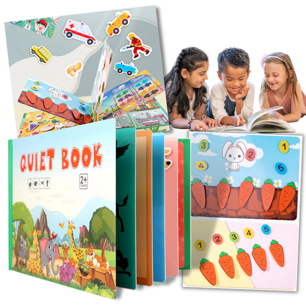 Montessori Learning Book Toy for Kids Develops Core Skills