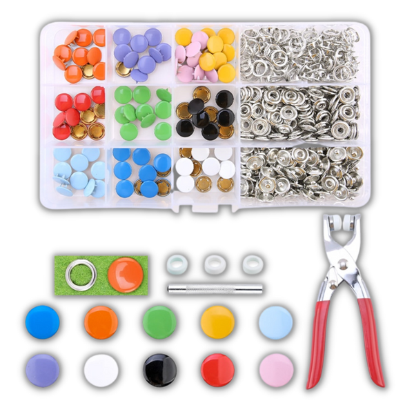 Easy Button Fastener Plier Kit For Versatile Sewing Projects