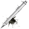 Compact Caliper Ballpoint Pen With Built In Measuring Scale