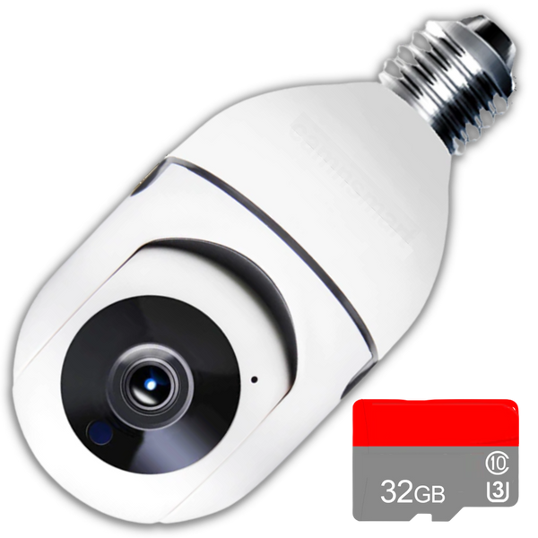 HD Camera Bulb for Remote Monitoring and Easy Installation
