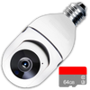 HD Camera Bulb for Remote Monitoring and Easy Installation