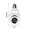 HD Camera Bulb for Remote Monitoring and Easy Installation
