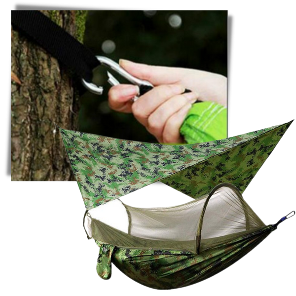 Waterproof Camping Hammock Tent With Bug Protection And Easy Setup