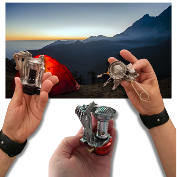 Compact Gas Camping Stove With Adjustable Flame For Easy Outdoor Cooking