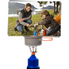 Compact Gas Camping Stove With Adjustable Flame For Easy Outdoor Cooking