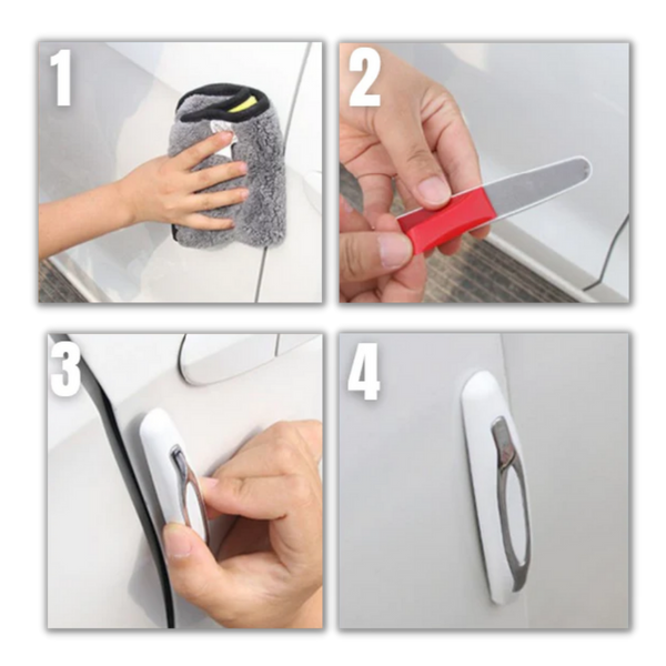 Four Pack Car Door Protection Strips Prevent Dings And Scratches