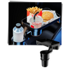 Spill-Proof Car Cup Holder With Rotating Tray For Secure Drinks