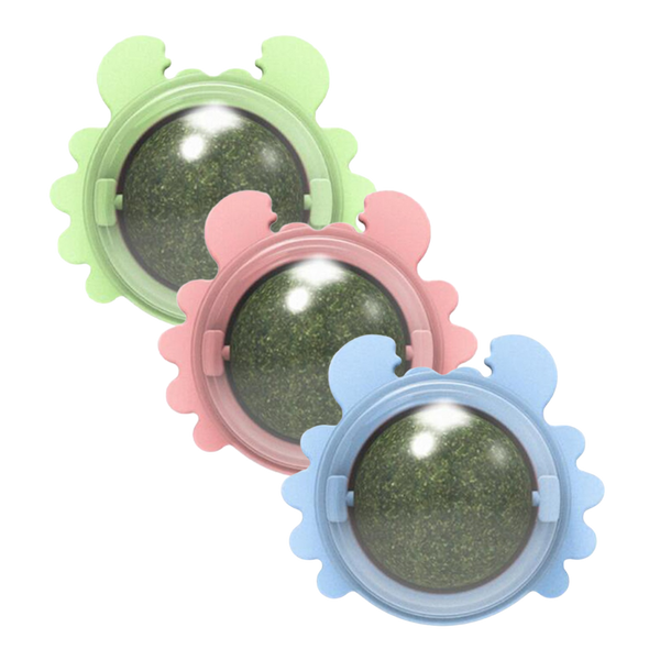 Minty Rotating Cat Ball Toy For Engaging Play And Furniture Protection