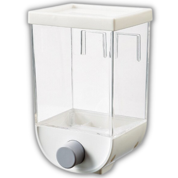 Adhesive Wall Mounted Cereal Dispenser With Dustproof Design