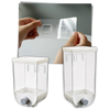 Adhesive Wall Mounted Cereal Dispenser With Dustproof Design