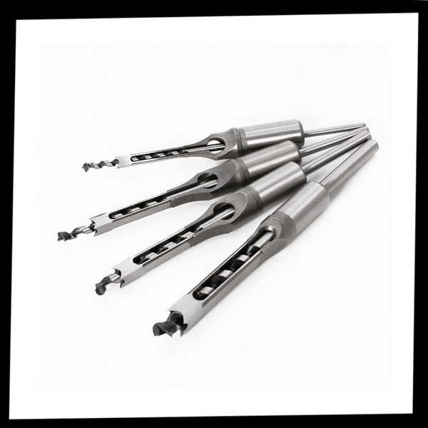 Premium Woodworking Drill Bit And Chisel Set For Precision Holes