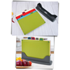 Premium Four-Piece Chopping Board Set With Holder For Easy Precise Prep