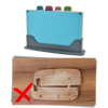 Premium Four-Piece Chopping Board Set With Holder For Easy Precise Prep