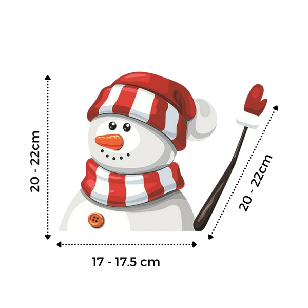 Santa Windscreen Wiper Sticker for Christmas Decor Waterproof Easy Apply