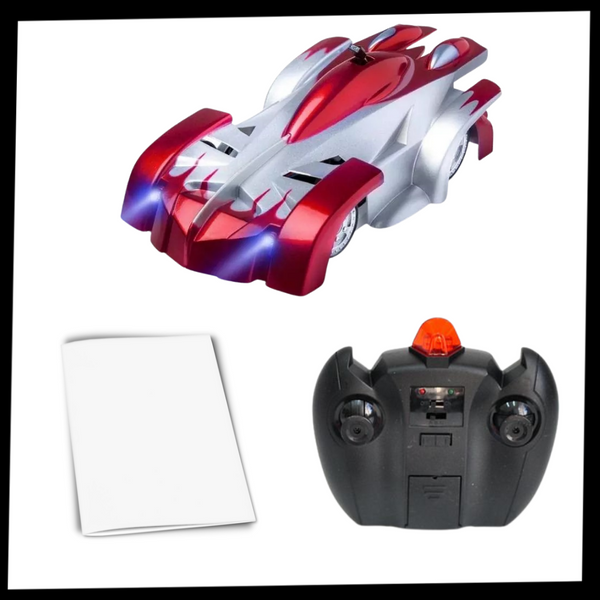 Wall Climbing RC Car With Infrared Remote And Led Lights