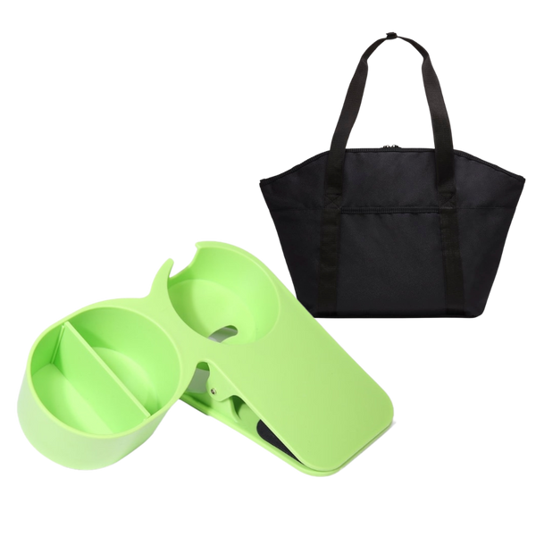 Premium Dual Cup Clip Carrier for Secure Travel Cups and Bottles