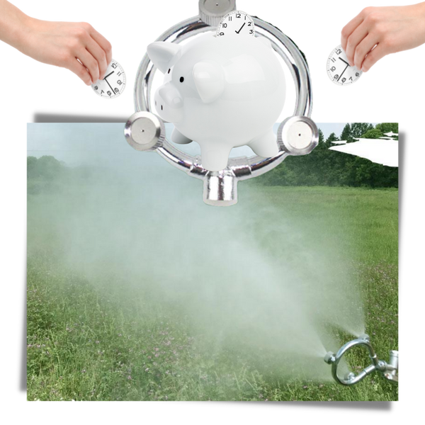 Triple Head Garden Watering Nozzle Delivers Efficient Spraying