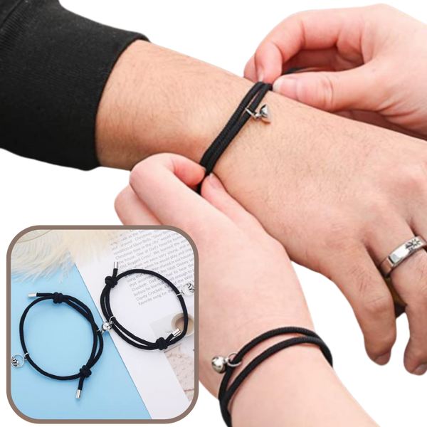 Couples Magnetic Bracelets Set For Long Distance Bonding